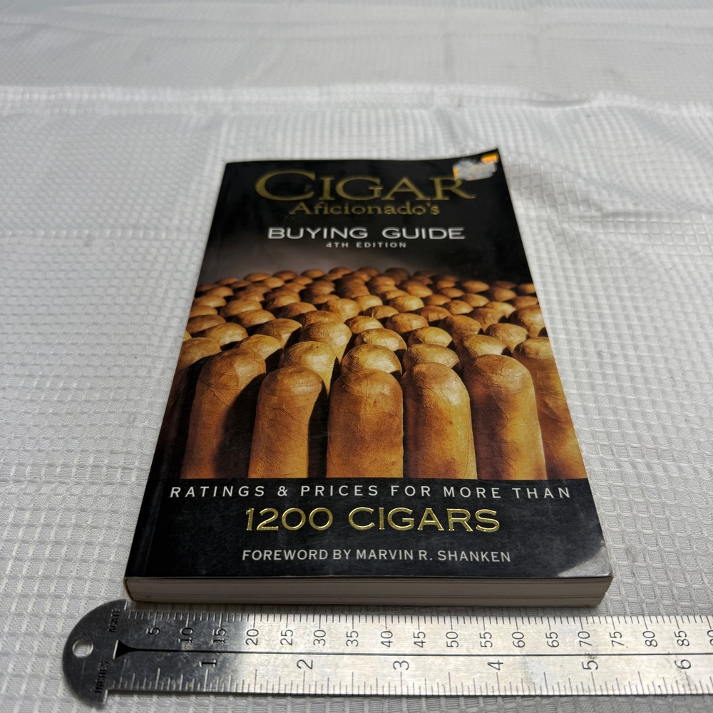 Cigar Aficionado Buying Guide 4th Edition 1200+ Ratings Marvin Shanken 1998 PB